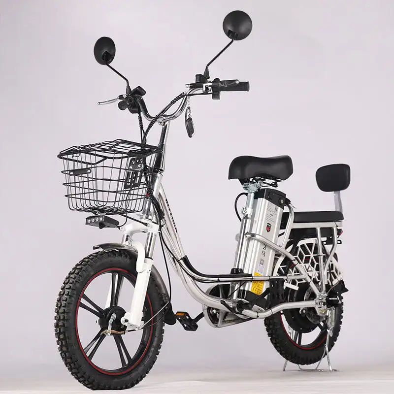china factory low price high quality Silver 3 Speed 2 seater off road electric bike bicicleta electrica para adultos