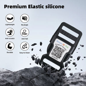 QPETTSカスタム子犬犬猫ベストハーネス調整可能な通気性バックルQRコード名タグ付きパーソナライズIDペット用ハーネス - Product Image 6