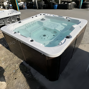Al Aire Libre Jakuzi Balboa Spa 5 personas piscina acrílico Whirlpool bañera inflable independiente suelo Sexy familia Spa bañera - Product Image 1
