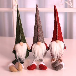 New Scandinavian Style <strong>Decor</strong> Dangle Leg <strong>Shelf</strong> <strong>Sitters</strong> Swedish Gnome <strong>Christmas</strong> Plush Toy - Product Image 5