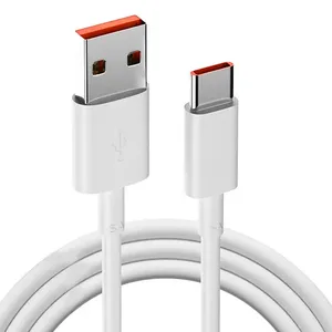 Usb Data Cord Super Fast Charging Cable 6A Usb A To Type C Cable Type C Charging Fast Charger Data Line Cable for Xiaomi Huawei