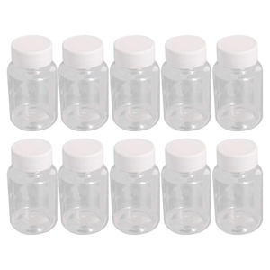 Botella de gomitas transparentes de 150ml y 5oz con tapa CRC - Product Image 1