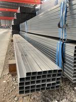 Acier doux prégalvanisé résistant à la corrosion 40x40x3mm, carré, découpe sur mesure, certifié API, noir GB pour support de panneaux solaires photovoltaïques
