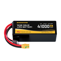 Batterie LiPo pour drone 41000mAh 41Ah 22.2V 6S 10C, pack de cellules semi-solides en pochette, batterie LiPo pour UAV industriel