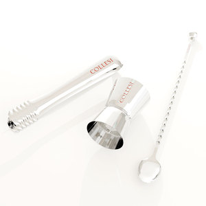 Juego de Herramientas de Bar Collesi, Kit de Coctelería de Acero Inoxidable, Moderno y Duradero - Product Image 1