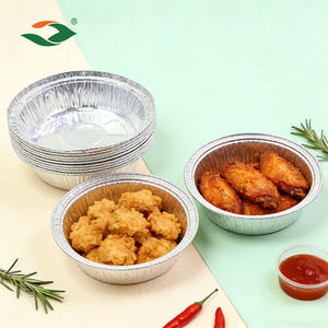 Bandeja Redonda Desechable de Papel de Aluminio para Pastel de 8 Pulgadas, Moldes para Hornear y Cocinar de Papel de Aluminio al por Mayor - Product Image 3