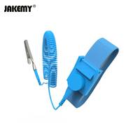 Bracelet antistatique ESD avec cordon de mise à la terre et pince crocodile pour la réparation de téléphones portables, durable, AC 110-240V, réglable