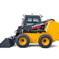 Minipala gommata LIUGONG 3858 G4 in cantiere