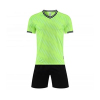Maillots de football personnalisés 25-26, ensemble de survêtements athlétiques à manches courtes pour hommes, 100 % coton, imprimés par transfert thermique