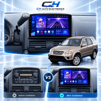 Autoradio Android GPS Navigation WIFI BT CarPlay Android Auto pour Honda CR-V CRV 2001-2006