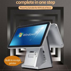 Thiết Bị Đầu Cuối Máy Pos Windows Giá Mã Pin 15 Inch Cảm Ứng Tất Cả Trong Một Hệ Thống Pos - Product Image 4