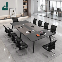 Table de réunion longue et simple, style moderne, petite table de réunion, table rectangulaire pour salle de réception et de négociation