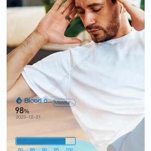 Monitor de Salud y Sueño con Estuche de Carga para Hombre y Mujer, Temperatura de la Piel, Días de Duración de la Batería - Product Image 3