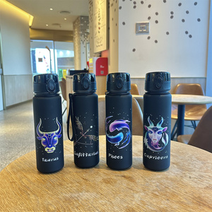 Logo personnalisé 1L Sport Fitness bouteille d'eau de qualité alimentaire couvercle en plastique potable directe pour les jeunes école randonnée pour les activités de plein air - Product Image 6