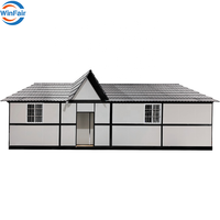 Maison préfabriquée modulaire pliable à deux chambres avec toit en pente WinFair China pour centre de réception