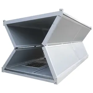 factory outlet quick assembly packing light steel Folding prefab house for hotels