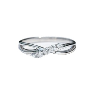 Anello a doppio strato con design a croce, stile aperto, per donna - Product Image 1