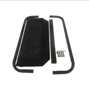 Cuna elevada portátil para mascotas, cama de refrigeración elevada para perros con marco de Metal, pies de goma antideslizantes de malla lavable y transpirable para interiores - Product Image 4