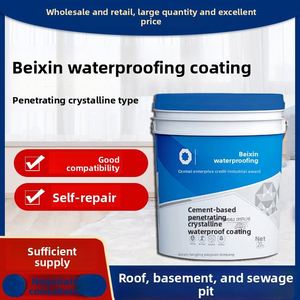 Beixin Cement-based Permeable Crystalline <b>Waterproof</b> Liquid Coating <b>Spray</b> for Roof Basement Floor Pool Leakage - Product Image 5