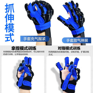 Guantes de entrenamiento robóticos inteligentes para la rehabilitación de la función de la mano, equipo eléctrico de ejercicios de fisioterapia para manos y dedos - Product Image 3