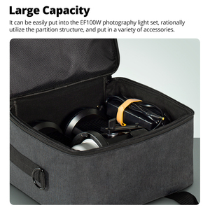 Sangle d'épaule personnalisable Ambitful PB19, sac <span class=keywords><strong>de</strong></span> transport portable, sac pour <span class=keywords><strong>flash</strong></span> <span class=keywords><strong>de</strong></span> studio, sac pour caméra <span class=keywords><strong>vidéo</strong></span>, pour photographie, photo et <span class=keywords><strong>vidéo</strong></span> - Product Image 3