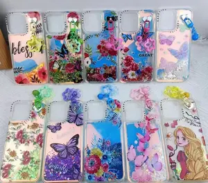 การออกแบบความงามการปรับแต่งเคส Quicksand Shining TPU