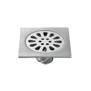 Drenaje de Piso Cuadrado de Acero Inoxidable 201 de Grado Hotelero, Diseño Moderno para Baño con Patrones Personalizados - Product Image 3