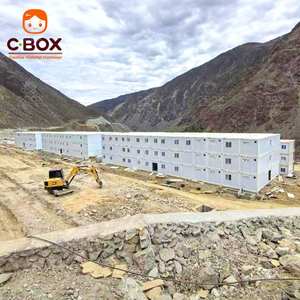 Cbox Wholesale Modular 2-Story Office Building Dormitory Mining Camp Mobile Tiny Homes Prefab Flat Pack Container <b>House</b> - Product Image 2
