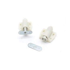 Loquet de porte magnétique à rebond 201 en acier inoxydable et plastique, design moderne pour quincaillerie de porte en verre d'armoire - Product Image 1