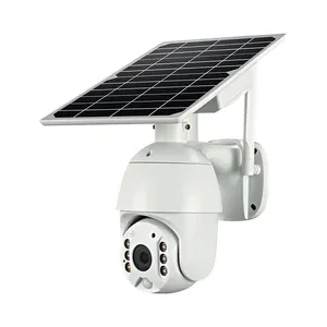 S10 4MP 2MP 4G Solar Powered PTZ Ubox Outdoor Wireless Camera Sim Card System PIR Security WIFI CCTV Solar Camera