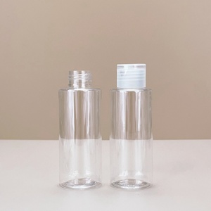 Nuevo Producto de Marca Privada, Botella de Plástico Transparente de 100ml, 120ml, 150ml, 200ml con Tapa Abatible para Tónico, Desmaquillante, Productos de Aceite - Product Image 3