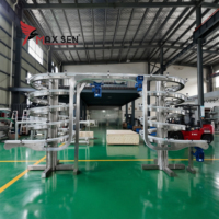Convoyeur spiralé vertical flexible en acier inoxydable sur mesure pour l'industrie de l'emballage