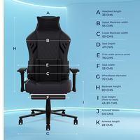 Nouvelle Chaise de Gaming Économique 2026, Chaise de Bureau Personnalisée avec Accoudoirs 4D Silencieux, Ensemble Complet Bureau et Chaise Assorti