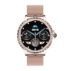 Reloj Inteligente para Mujer NX19, Pantalla Redonda Alomed, Reloj Inteligente con Diamantes, Resistente al Agua IP68, Pulsera Inteligente, Monitor de Actividad Física - Product Image 3