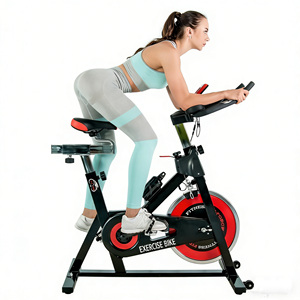 Vélo de spinning Bodyfit, machine <span class=keywords><strong>d</strong></span>'exercice légère, vélo <span class=keywords><strong>d</strong></span>'intérieur pour usage domestique, vélos <span class=keywords><strong>d</strong></span>'exercice - Product Image 1