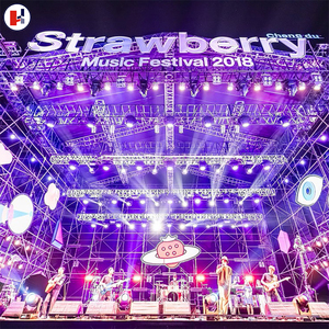 Chất lượng cao Hợp kim nhôm Giàn khung ổ cắm giàn hệ thống giàn sân khấu triển lãm âm nhạc hoạt động DJ Đảng - Product Image 4