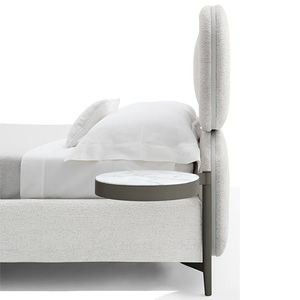 Hotel Moderne Schlafzimmermöbel Stoff Luxus Komplettset Italienisches Minimalistisches Queen Luxus Kingsize-Bett - Product Image 4