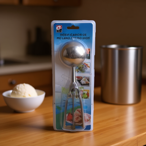 Mnj Ice Cream Scoop Large Stainless Steel For Serving Ice Cream 12Pcs Pack - Product Image 2