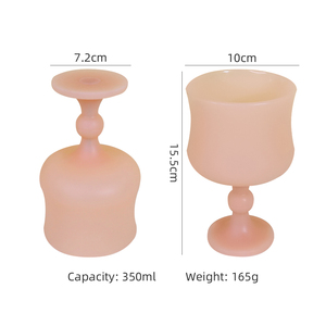 Silicone Red Wine <strong>Glasses</strong> Unbreakable Stemmed Drinking <strong>Glasses</strong> Shatterproof Wine Goblet Cup for <strong>Parties</strong> Weddings Events - Product Image 2