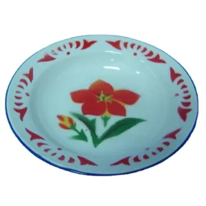 Enamel plate soup plate flat plate