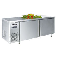 Nouveau Réfrigérateur Commercial 2026 pour la Conservation des Aliments, Congélateur à Double Température, Table de Refroidissement Plate en Acier Inoxydable 304