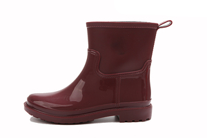 Adulte épais talon haut imperméable en plein air décontracté unisexe pvc <span class=keywords><strong>pluie</strong></span> bottes <span class=keywords><strong>de</strong></span> jardin pour les femmes - Product Image 3