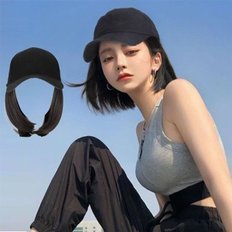 Berretto da donna tutto In uno a pelo corto maschera di abbigliamento alla moda uno In uno - Product Image 1