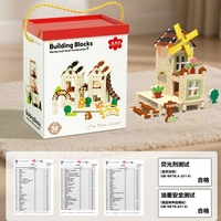 Jouet éducatif d'ingénierie de construction créative Kit de maison d'oiseau en bois Kit de cabane en rondins de construction en bois pour garçons filles