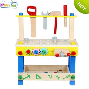<span class=keywords><strong>Établi</strong></span> éducatif en bois pour enfants semblant jouer outil <span class=keywords><strong>jouets</strong></span> - Product Image 4
