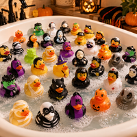 Canard en caoutchouc d'Halloween, petite taille, déguisement de canard, jouet aquatique, cadeau de fête, décoration de salle de bain, cadeau de festival, plusieurs styles de personnages