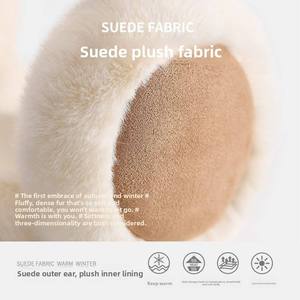 ที่ปิดหูกันหนาวแบบพกพา ผ้ากำมะหยี่นุ่ม พับได้ ป้องกันความหนาวเย็น ขนเทียม สำหรับฤดูหนาว - Product Image 5