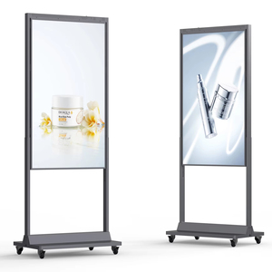 Pantalla Digital Táctil de Doble Cara de 55 Pulgadas, de Alta Luminosidad, Integrada en Ventana, para Publicidad en <span class=keywords><strong>Tiendas</strong></span> Minoristas - Product Image 1