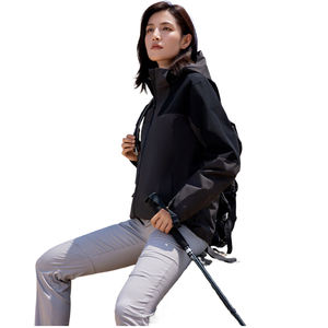 Chaqueta de esquí Cálido Abrigo de nieve de invierno Calefacción Tallas grandes Cortavientos de montaña Con capucha 350g Chubasquero polar interior - Product Image 6