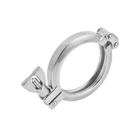 Abrazadera de Doble Pasador Tipo 13SF de Grado Industrial, Acero Inoxidable 304/316 Pulido, Ajustable, Alta Temperatura, 0.5\" 12\" para Tubería
